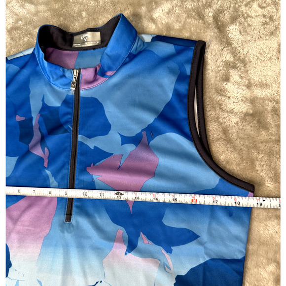 Callaway Golf Blue Sea Star Dress Opti-Dri Sun Protection Womens Size M NEW - Picture 5 of 9